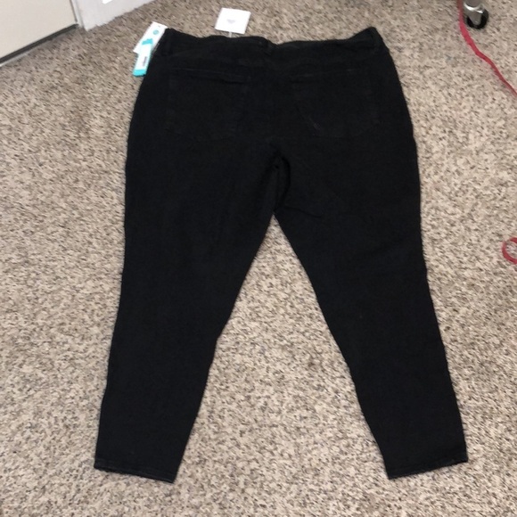 NWT Pistola Arielle Skinny Jeans 24W Midnight Special Distressed Black Denim - Picture 3 of 12